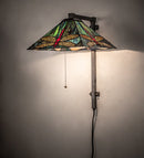 Meyda 13" Wide Prairie Dragonfly Wall Sconce 256594