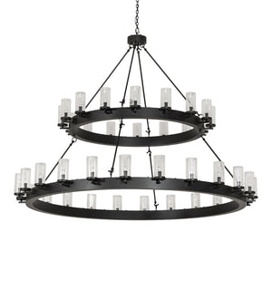 Meyda 72" Wide Noziroh Ring 40 Light Two Tier Chandelier- 256824