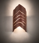 Meyda 8" Wide Wavey Wall Sconce 257961