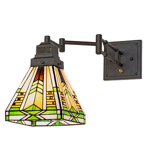 Meyda 7-21" Wide Abilene Swing Arm Wall Sconce 258382