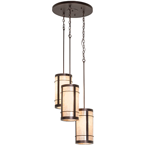 Meyda 18" Wide Villa 3 Light Cascading Pendant 260867