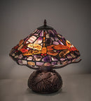 Meyda 17" High Dragonfly Agata Table Lamp- 261252
