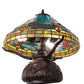 Meyda 17" High Tiffany Dragonfly Table Lamp - 261259