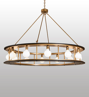 Meyda 66" Wide Reginald 12 Light Pendant 262053