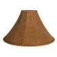 Meyda 20" Wide X 13" High Faux Leather Tan Hexagon Shade '26353