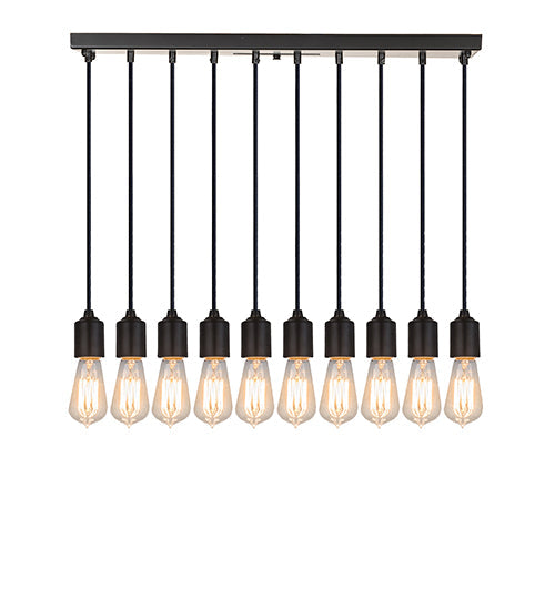 Meyda 26.5" Long Alva 10 Light Island Pendant 265050