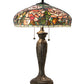 Meyda 26" High Tiffany Peony Table Lamp- 265061