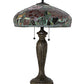 Meyda 26" High Tiffany Peony Table Lamp- 265061