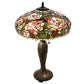 Meyda 26" High Tiffany Peony Table Lamp- 265061