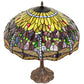 Meyda 26" High Tiffany Hanginghead Dragonfly Table Lamp- 265288