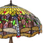 Meyda 26" High Tiffany Hanginghead Dragonfly Table Lamp- 265288