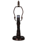 Meyda 12"H Tiffany Hanginghead Dragonfly W/Mosaic Base Mini Lamp - 26617