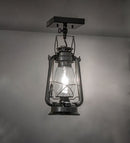 Meyda 7" Wide Miners Lantern Flushmount 266368