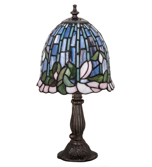 Meyda 15" High Flowering Lotus Mini Lamp '26647