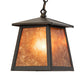 Meyda 7" Square Mission Prime Mini Pendant - 267958