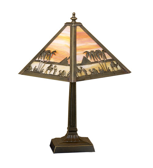Meyda 10" High Camel Mission Accent Lamp 26843