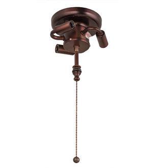 Meyda 6" Wide 3 Light Cluster Fan Light Hardware '27447