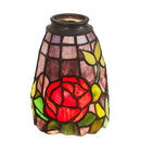 Meyda 4"W Rosebush Fan Light Shade '27465