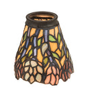 Meyda 4"W Wisteria Fan Light Shade '27476