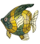 Meyda 19"W Jadestone Angel Fish Wall Sconce 27572