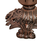 Meyda 8" High Stained Glass Pond Lily Victorian Accent Lamp - 27680