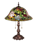 Meyda 19"H Tiffany Rosebush Table Lamp - 28406