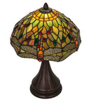 Meyda 18"H Tiffany Hanginghead Dragonfly Accent Lamp - 28460