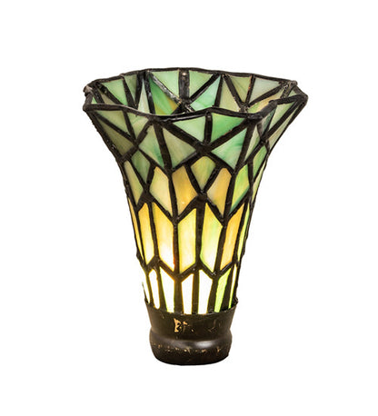 Meyda 4" Wide X 6" High Tiffany Pond Lily Green Shade '29042