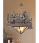 Meyda 60" Square Pine Lake Inverted Pendant 29391