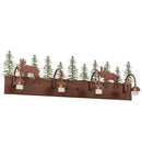 Meyda 35"W Wandering Moose 4 LT Vanity Hardware 29471