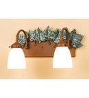 Meyda 16.5"W Maple Leaf 2 LT Wall Sconce '29495