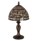 Meyda 13.5"H Tiffany Turning Leaf Mini Lamp '30314