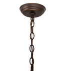 Meyda 18"W Mahogany Bronze 3 LT Pendant Hardware '30459