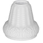 Meyda 5" Wide White Puffy Rose Shade '30529