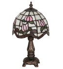 Meyda 12"H Roseborder Mini Lamp '31210
