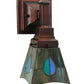 Meyda 5"W Mackintosh Leaf Wall Sconce '31229