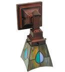 Meyda 5"W Mackintosh Leaf Wall Sconce '31229