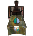 Meyda 5"W Mackintosh Leaf Wall Sconce '31229