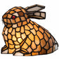 Meyda 7"H Tiffany Rabbit Honey Accent Lamp '36734