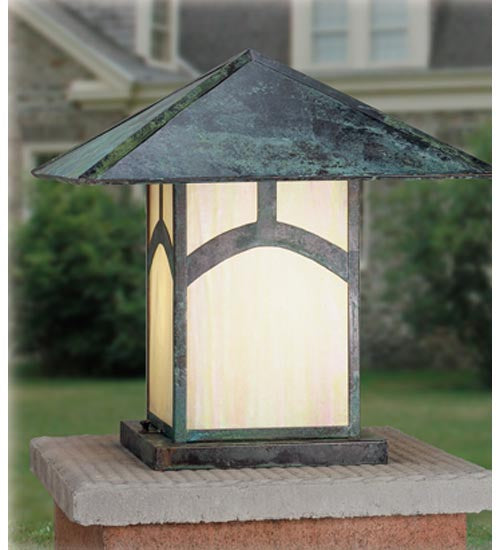 Meyda 17.5"Sq Seneca Mount Hill Top Pier Mount 38557