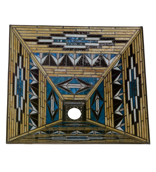 Meyda 17" Square Valencia Mission Shade '38616