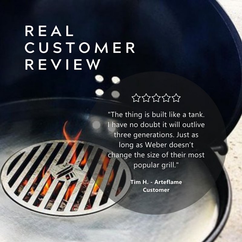 Arteflame Weber Style Grill Grate And Griddle Plancha