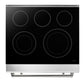 Thor Kitchen 5-Piece Appliance Package - 30-Inch Electric Range with Tilt Panel, French Door Refrigerator, Dishwasher, Microwave Drawer, & Wine Cooler in Stainless Steel