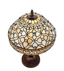 Meyda 10" High Jeweled Quatrefoil Accent Lamp- 44881
