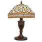 Meyda 10" High Jeweled Quatrefoil Accent Lamp- 44881