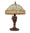 Meyda 10" High Jeweled Quatrefoil Accent Lamp- 44881