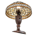 Meyda 10" High Jeweled Quatrefoil Accent Lamp- 44881