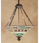 Meyda 17" Square Valencia Mission Inverted Pendant 47596