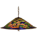 Meyda 24"W Tiffany Pond Lily Pendant.602 47717