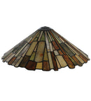 Meyda 17" Wide Delta Jadestone Shade '49920